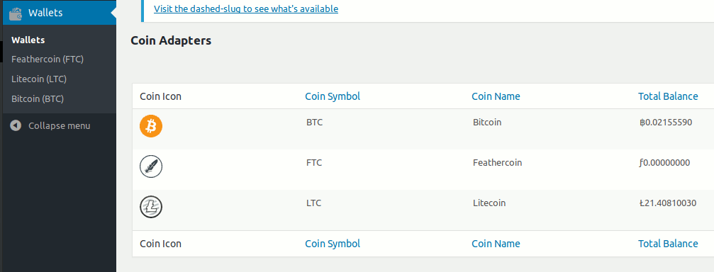 The Litecoin Adapter extension allows your Bitcoin and Altcoin Wallets WordPress plugin to interface with the Litecoin daemon (litecoind).