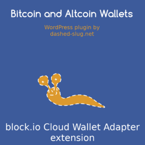 block.io Cloud Wallet Adapter extension