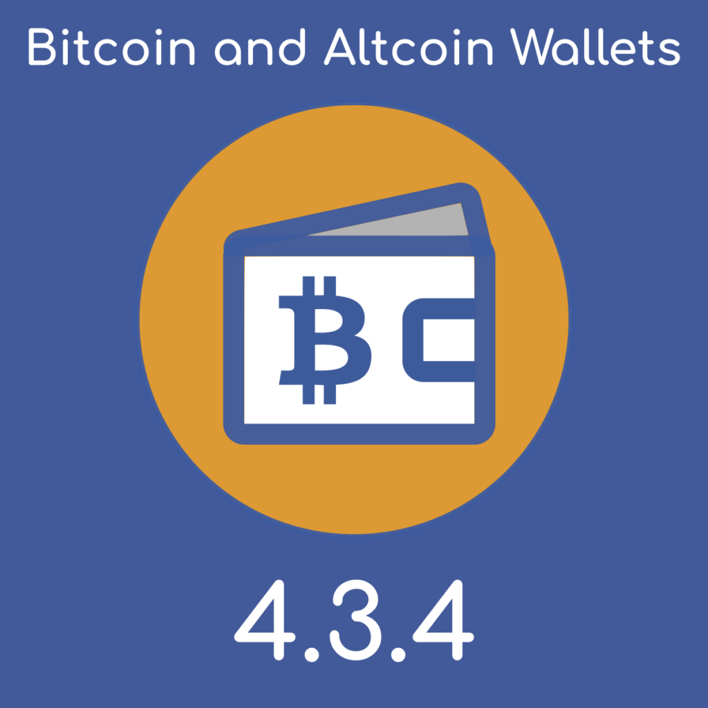 Bitcoin and Altcoin Wallets version 4.3.4 for WordPress.