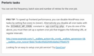Manual cron job trigger URL