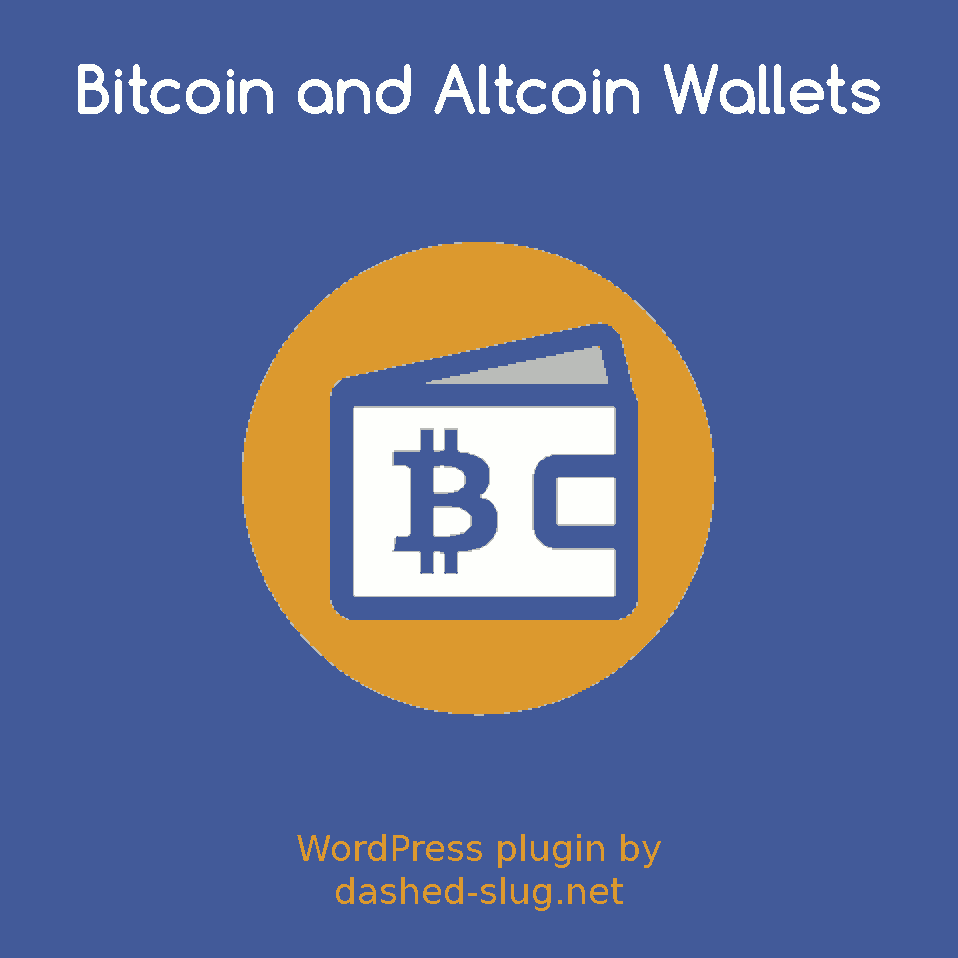 Bitcoin and Altcoin Wallets - WordPress plugin by dashed-slug.net