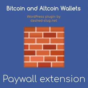 Bitcoin and Altcoin Wallets Paywall extension